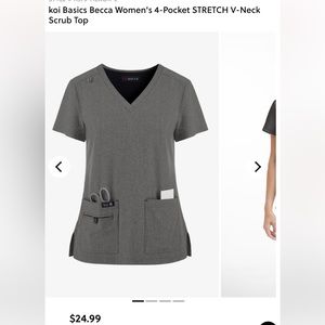 Koi Basics Becca Scrub Top XS